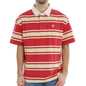 POLO SS STRIPED RUGBY TIMBERLAND BORDEAUX